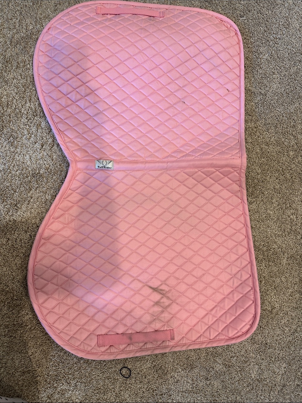 Tuff rider Quilted Pink Saddle Pad